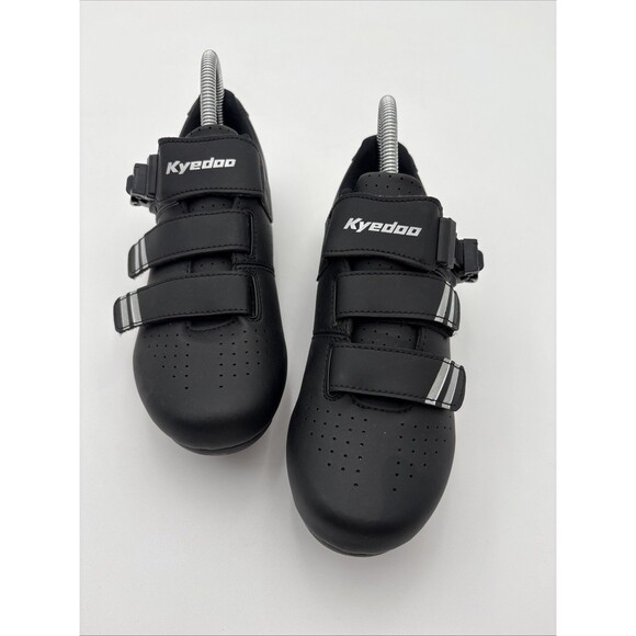 (889) Size 7.5 (38 EU) Kyedoo Cycling Shoes Black Clip In Men / Women - Picture 6 of 7